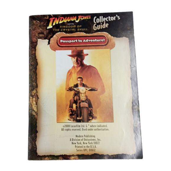 Indiana Jones & The Kingdom of the Crystal Skull Collector's Guide Book & Poster - Picture 9 of 10